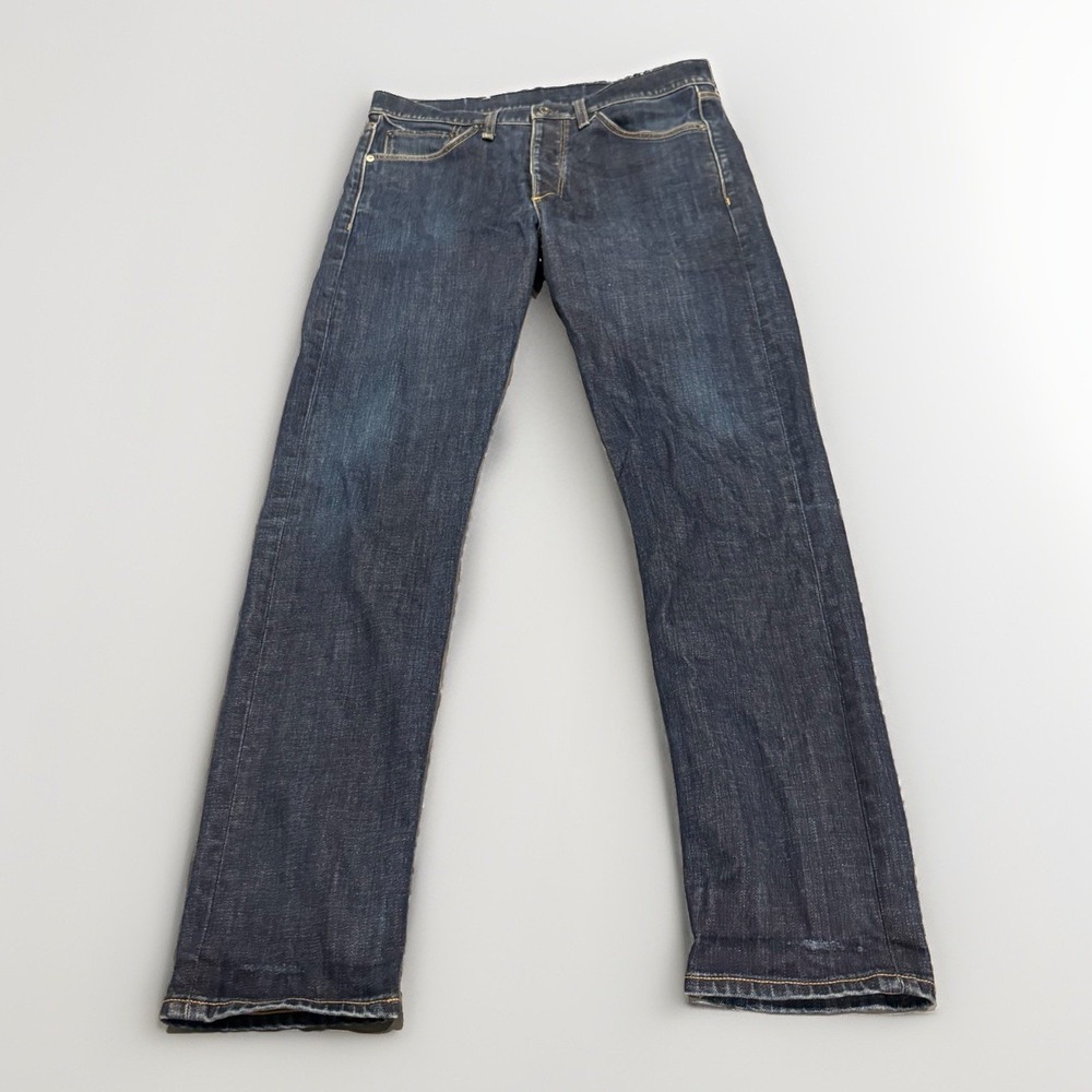 Rag & Bone Jeans Mens 33x32(31*) Fit 2 Slim Leg Button Fly Distressed Faded